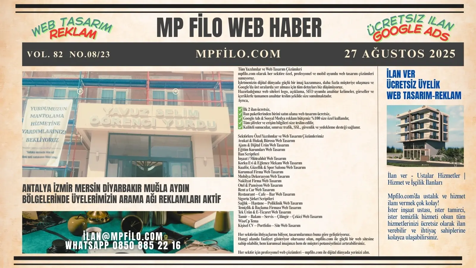 İnşaat & Müteahhit Web Sitesi 